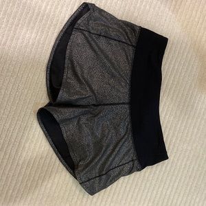 LULULEMON shimmery shorts!!!!